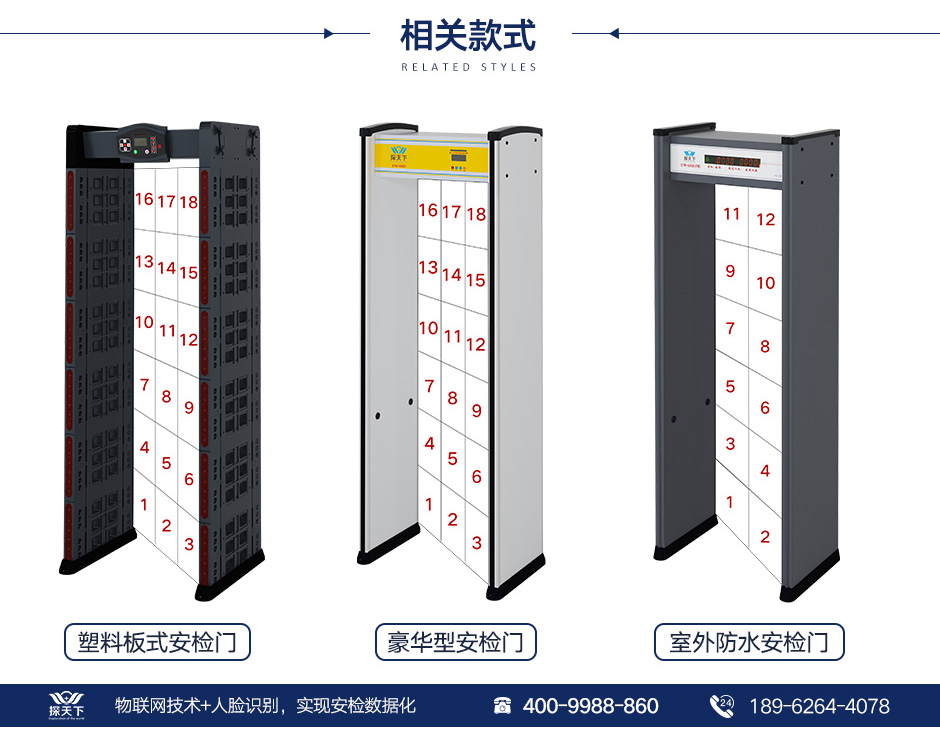 便携式可折叠安检门